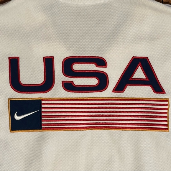 Vintage 90s Nike Jacket Men's Zip USA Olympics 1996 Atlanta Track & Field Large - Picture 5 of 14